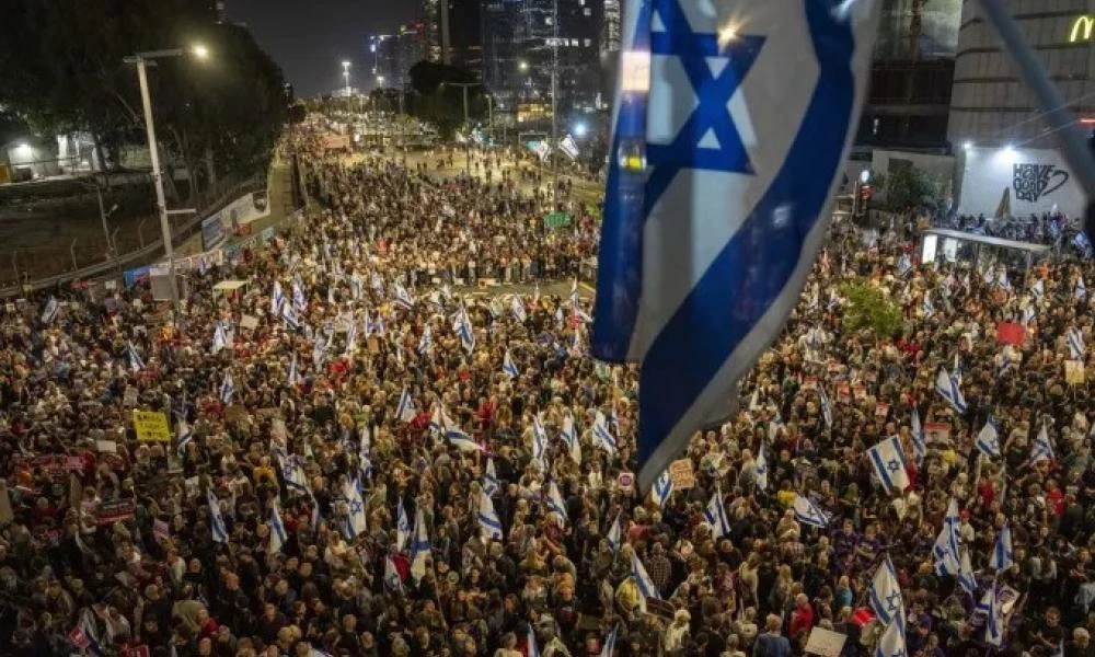 Μαζικές διαδηλώσεις στο Ισραήλ εναντίον του Νετανιάχου - 9 συλλήψεις
